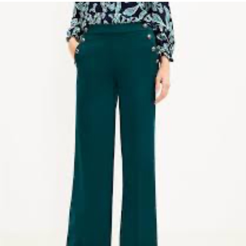 ♥️ 3 for 15$♥️ Loft green sailor pants/ trousers